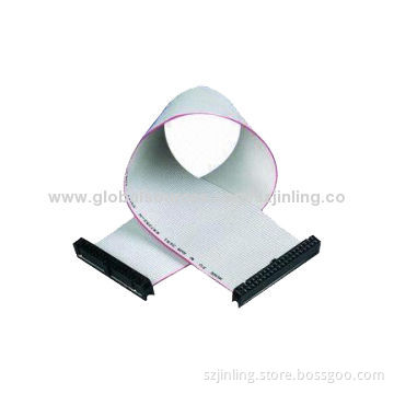 1.27mm UL2651 Flat Cable, 4-64P, 28AWG, AWM 2651-E362810 Length According Customers' Request